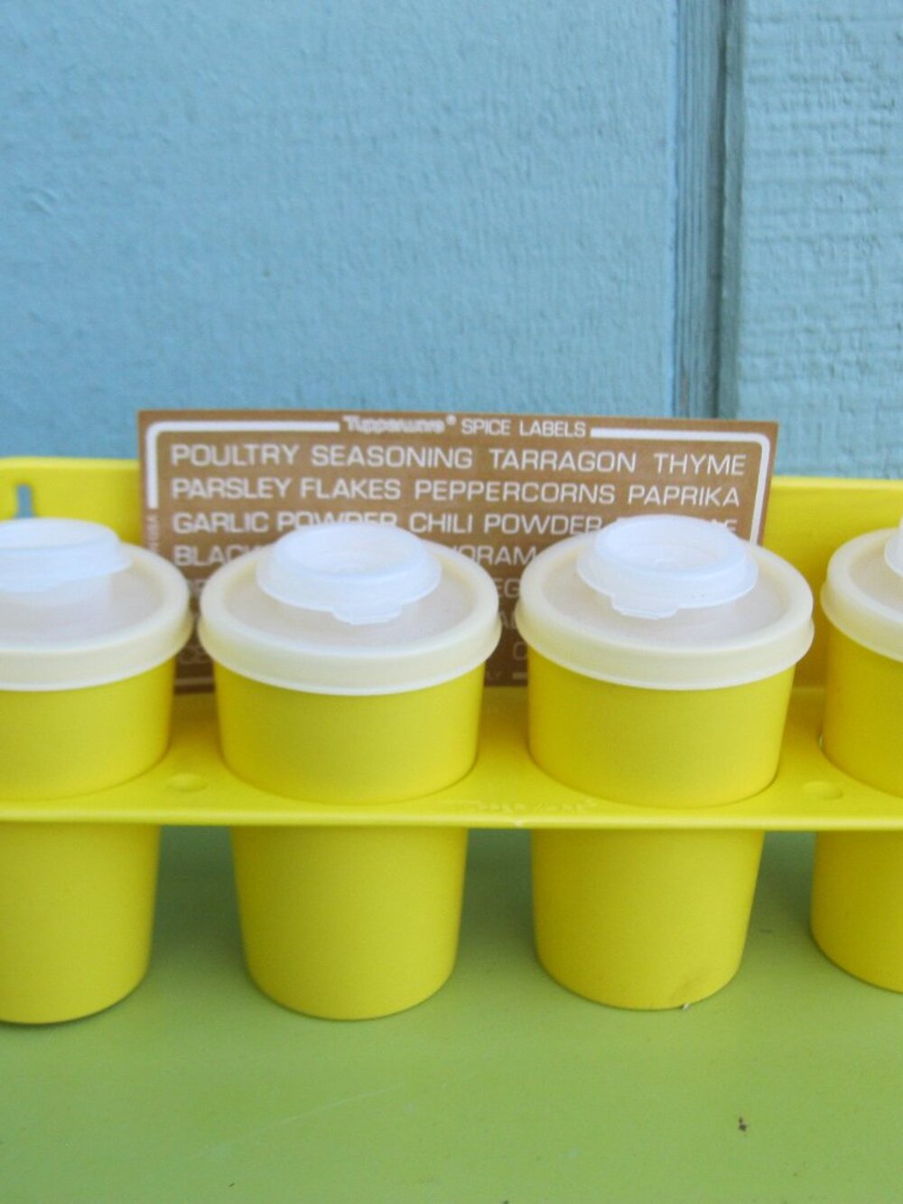 Tupperware Spice Rack And Mustard And Ketchup Dispenser